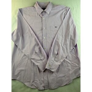 Vineyard Vines Men's Classic Fit‎ Tucker Shirt Purple Gingham Button Down